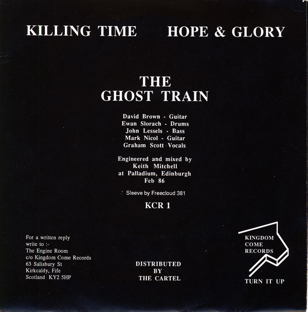 Ghost Train single back cover